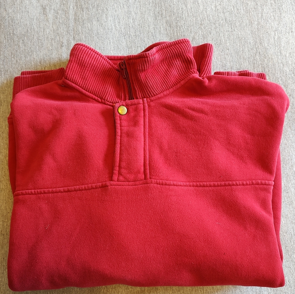 Orvis men's quarter zip sweatshirt